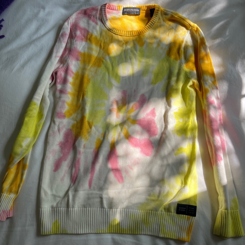 Colorful Tie-Dye Sweater